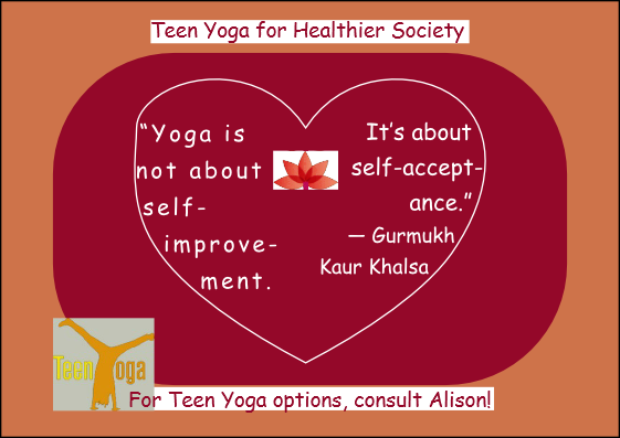 Teen Yoga for a Healthier Society