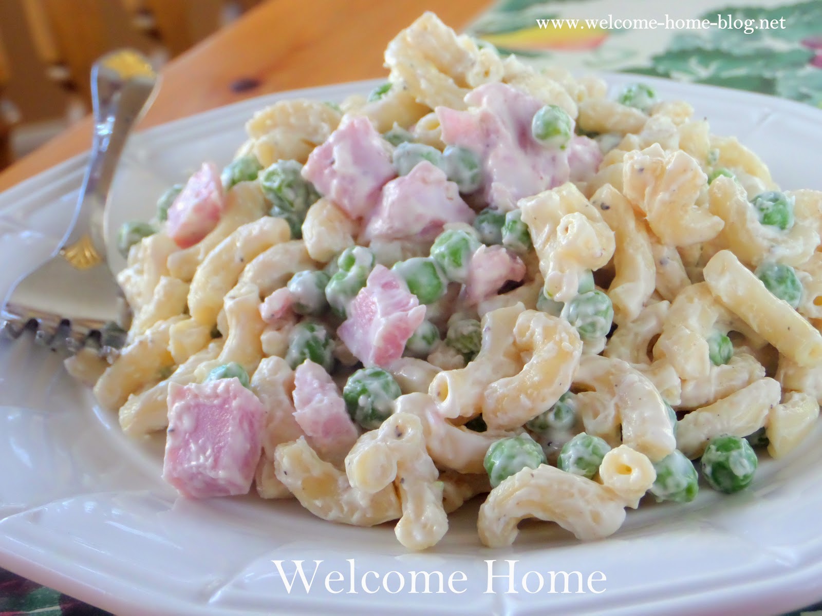 Home Blog Macaroni Salad with Peas and Ham