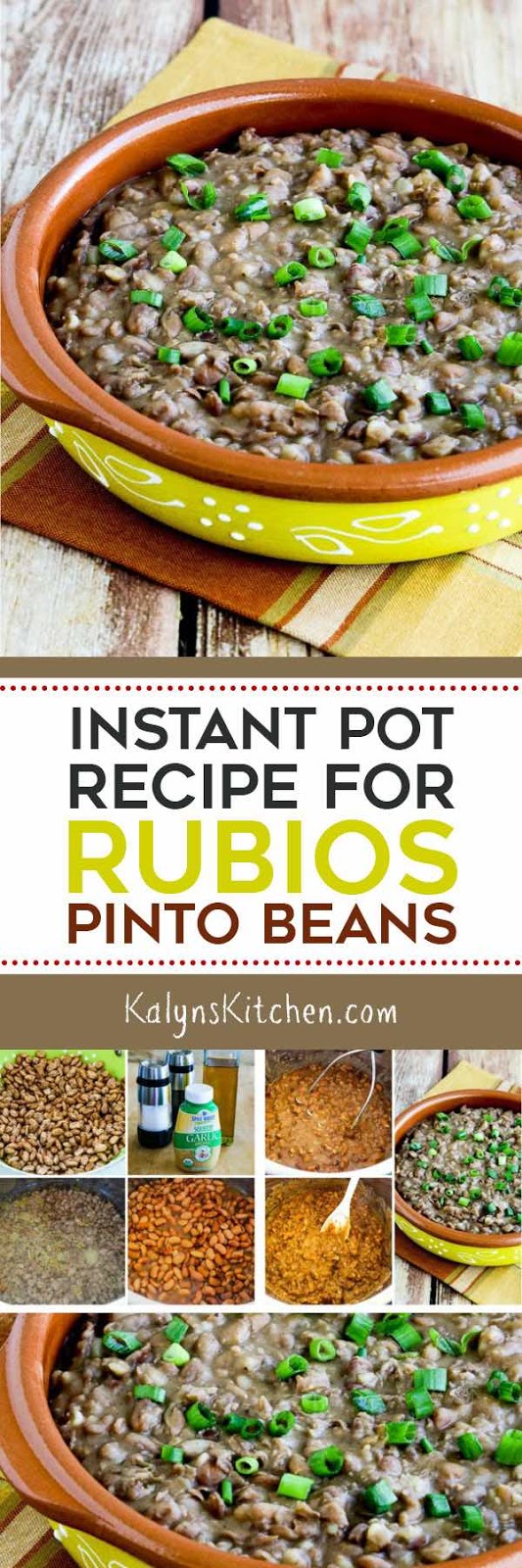 Instant Pot (or Stovetop) Copycat Recipe for Rubio's Pinto Beans