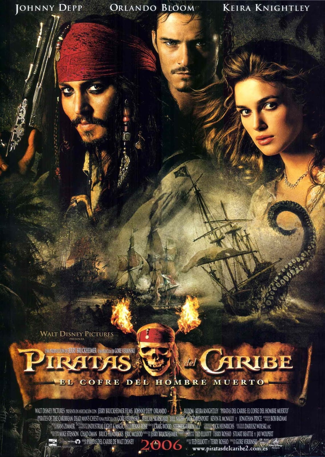 Piratas del Caribe 2 El Cofre de la Muerte (2006) Película completa en Español Latino HD Piratas del Caribe 2 El Cofre de la Muerte (2006) Película completa en Español Latino HD