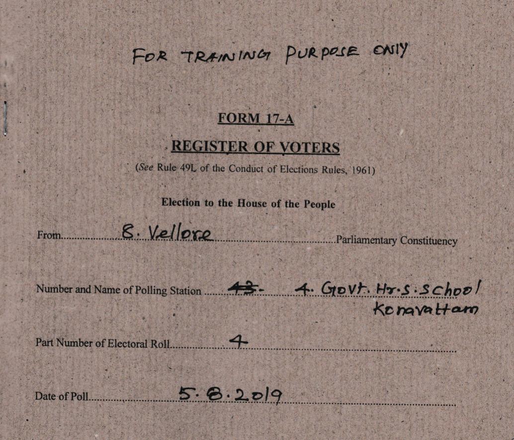 Election 2021 Collection of Forms For Presiding Officers PDF