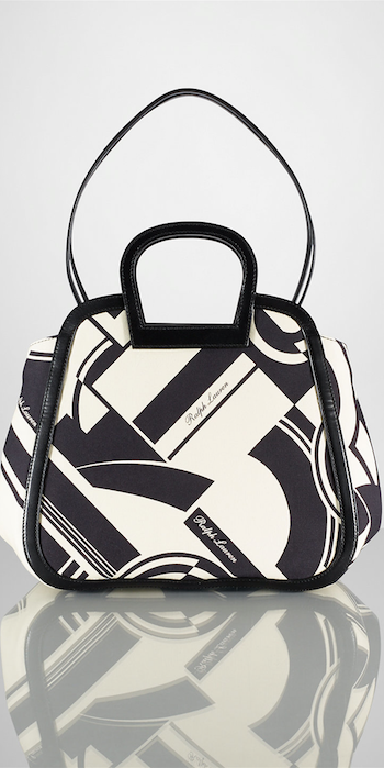  Medium Art Deco–Print Tote