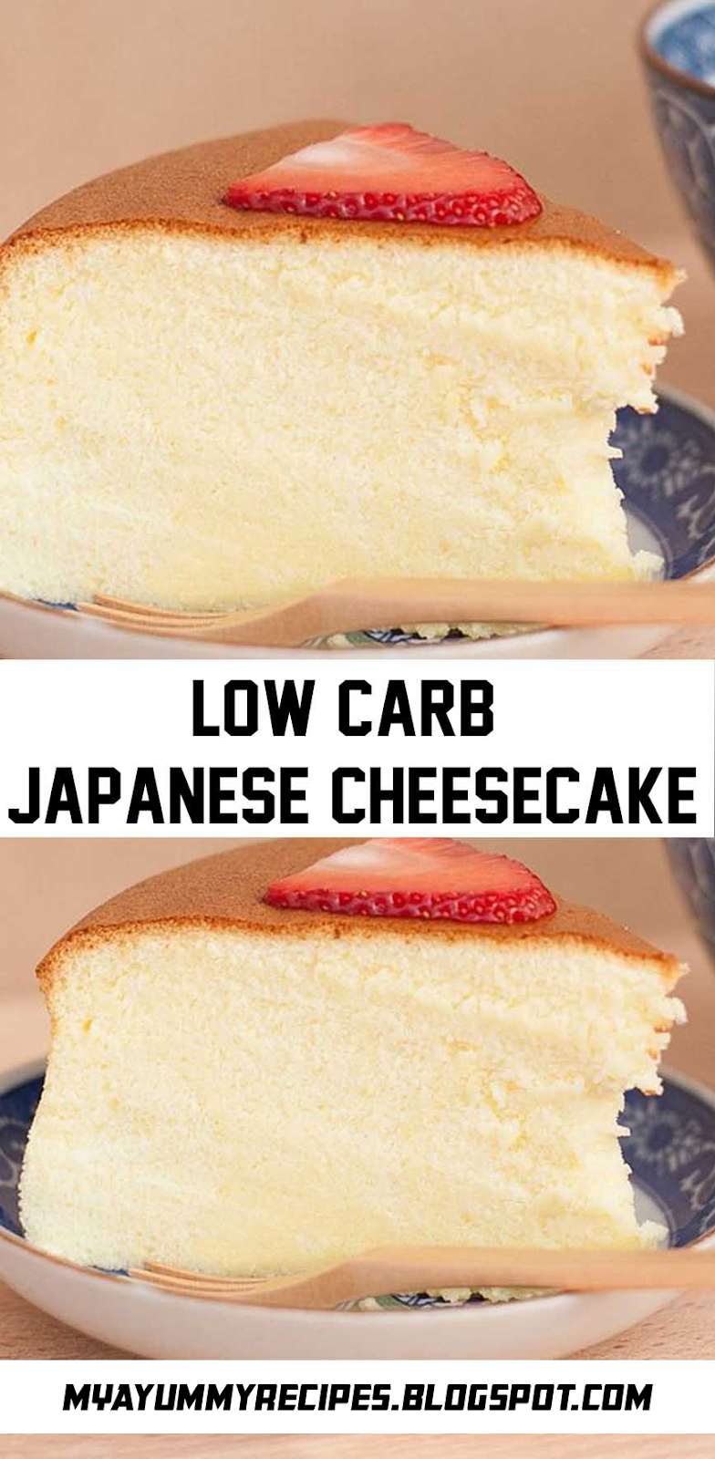 Low Carb Japanese Cheesecake - Mya Yummy Recipes