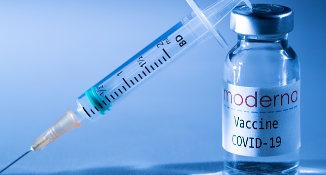 illustrates the announcement of an experimental vaccine against Covid 19 from Moderna 2