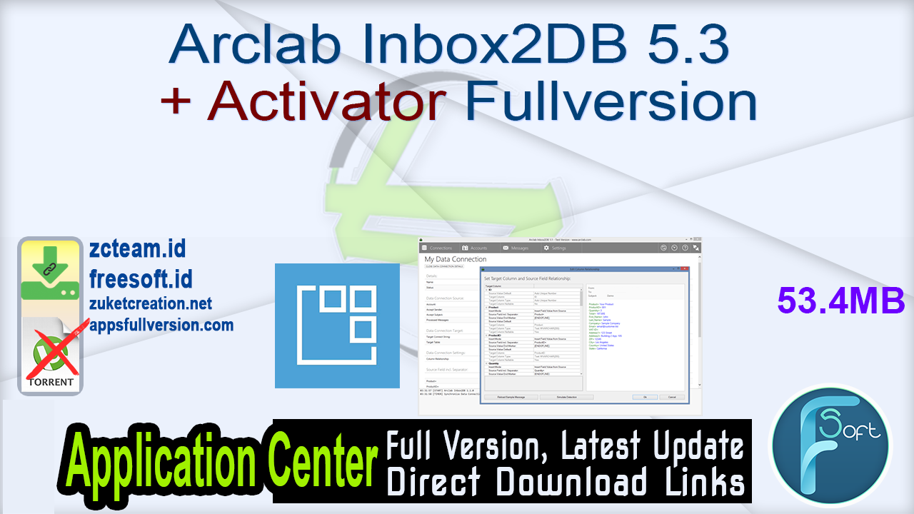 Arclab Inbox2DB 5.3 + Activator Fullversion Free Download
