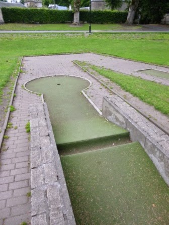 Crazy Golf at Callendar Park in Falkirk, Scotland