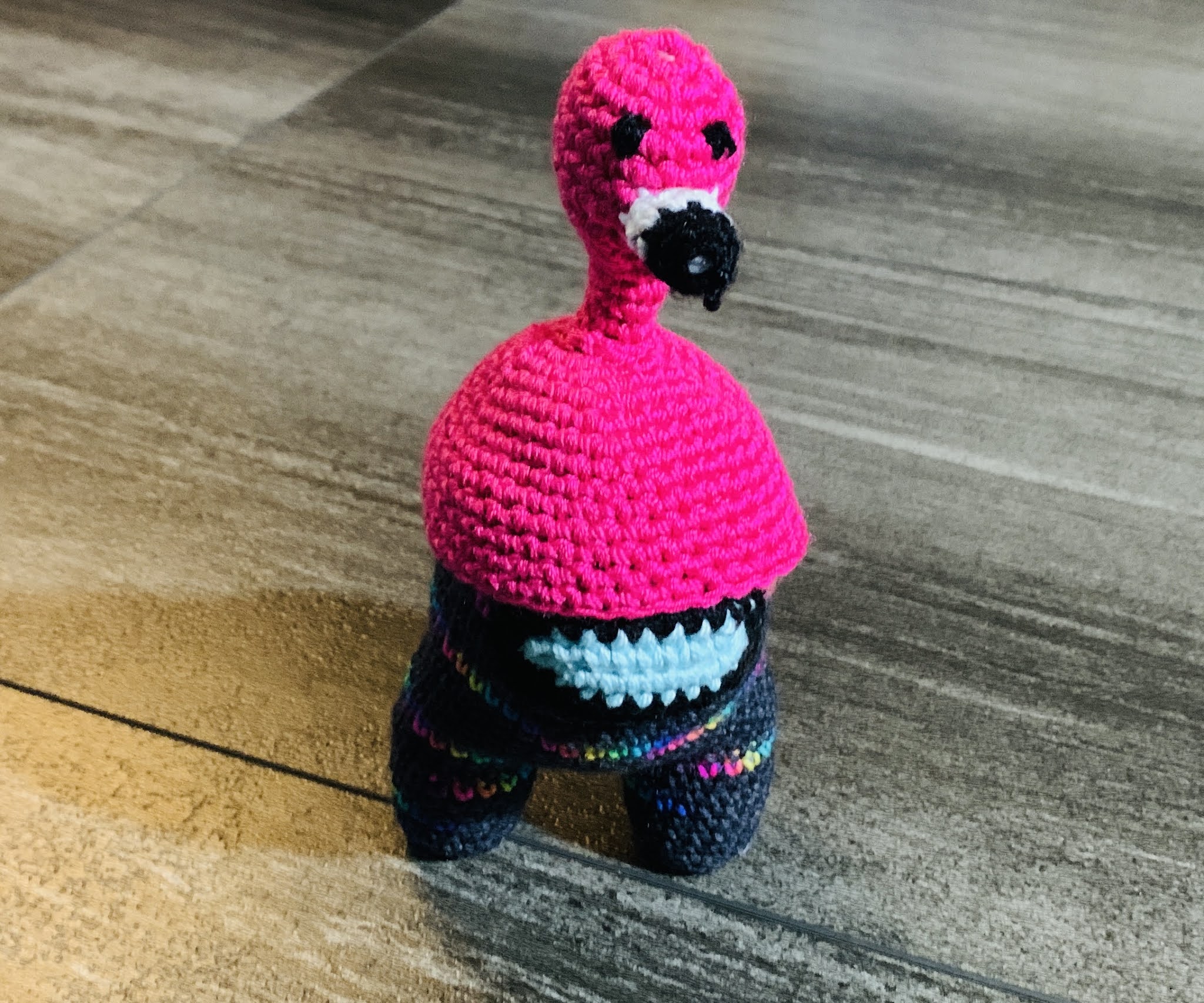 Jas K Crochet Among Us Flamingo Hat