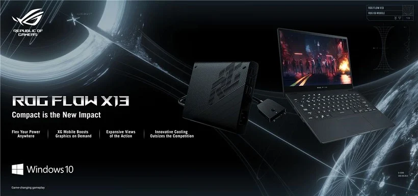 ROG PH launches ROG Flow X13 Convertible Gaming Laptop, ROG XG Mobile External GPU, arriving February 2021