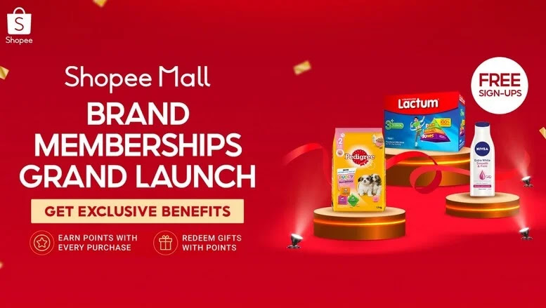 Shopee Mall Introduces Brand Memberships Program to Assist Brands in Growing Customer Loyalty and Retention