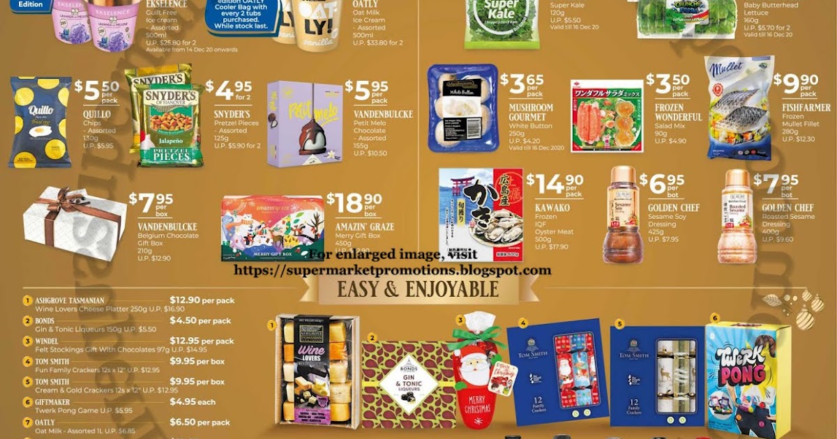 NTUC FairPrice Finest Christmas Promotion 10 25 December 2020