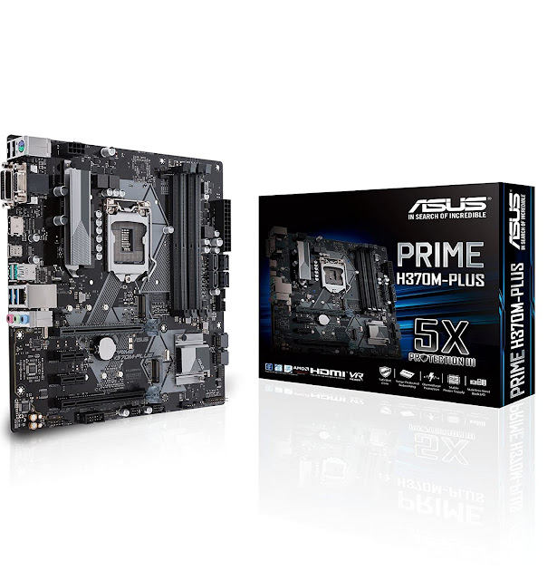 ASUS PRIME H370M-PLUS LGA 1151 (300 Series) Intel H370 SATA 6Gb/s USB 3.1 mATX motherboard