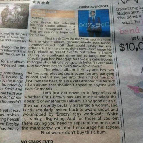 Sober In A Nightclub Best Chris Brown Review Ever