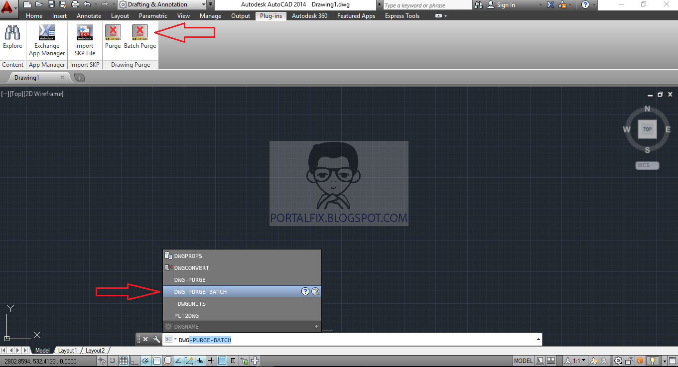 DRAWING PURGE DWG (AutoCAD) Portal Fix