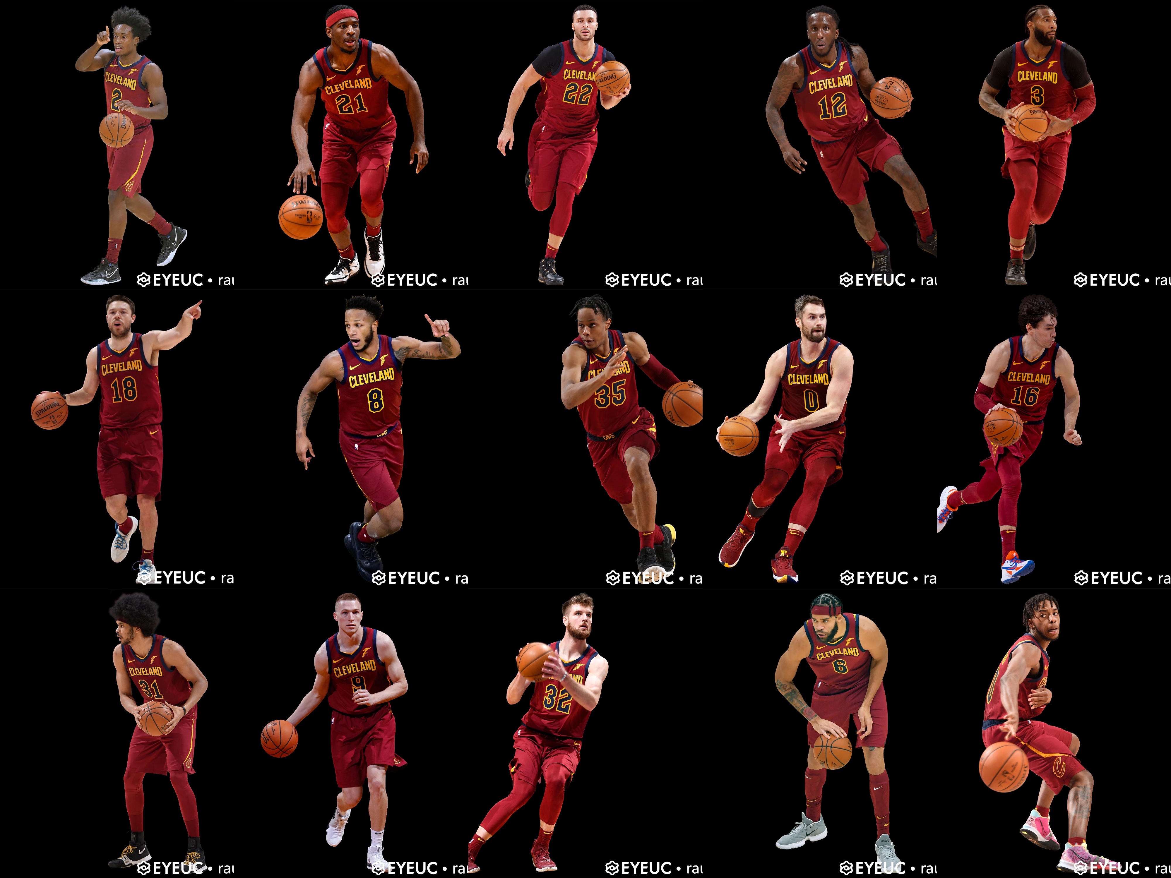 Cleveland Cavaliers Updated Full Body Portrait V2.23 by raul77