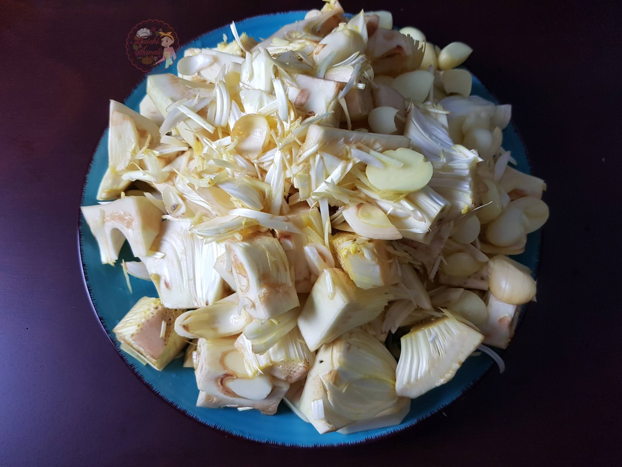 How To Cut Unripe(Raw/Green) Jackfruit and How to Store the Jackfruit