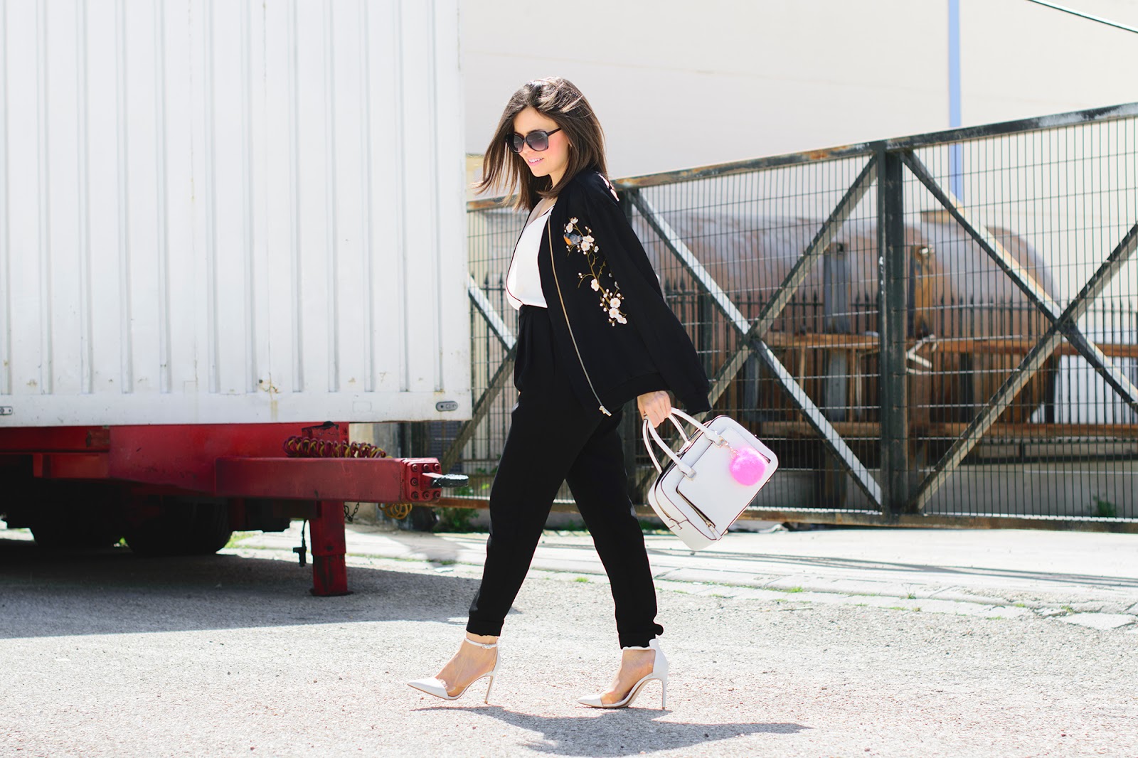 Look con jumpsuit de Mango para la VII Pasarela de La Razón