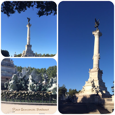 Place des Quinconces con el  Monumento a los Girondinos