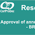 Approval of annual accounts - BR
