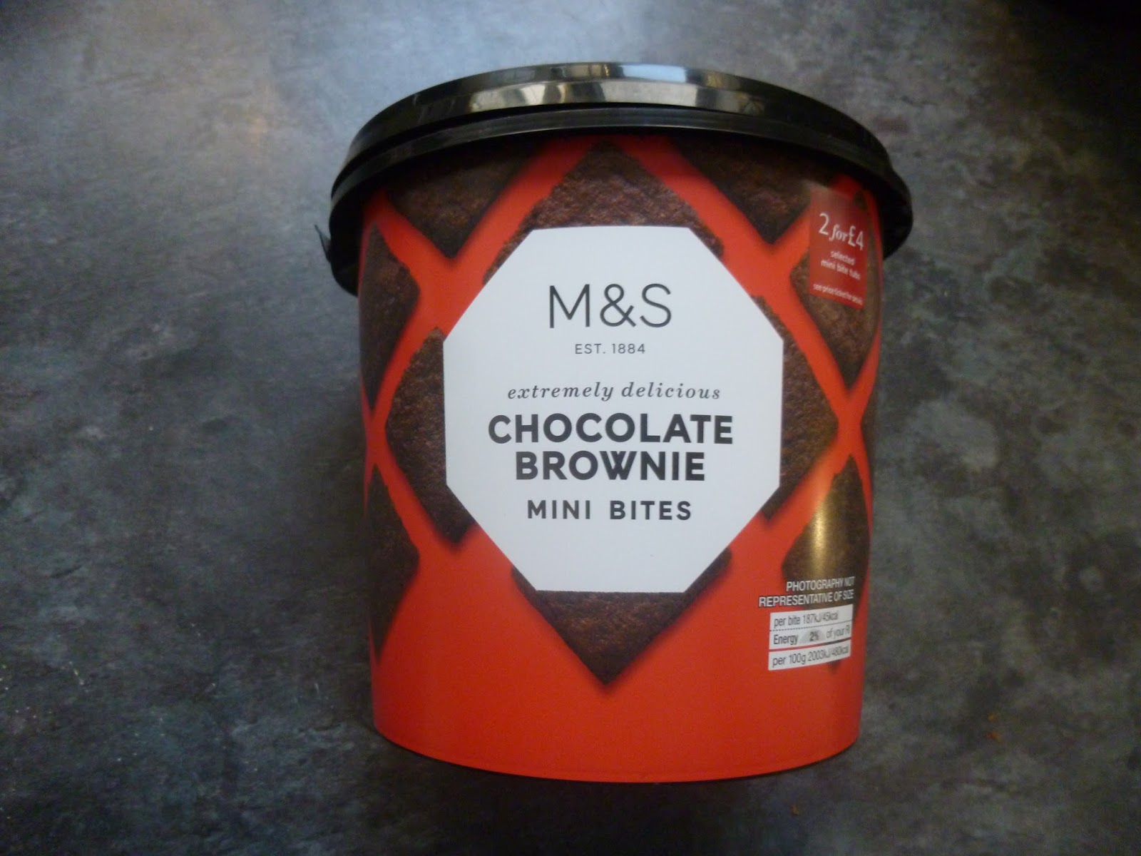 Marks & Spencer Food Reviews M&S Chocolate Brownie Mini Bites