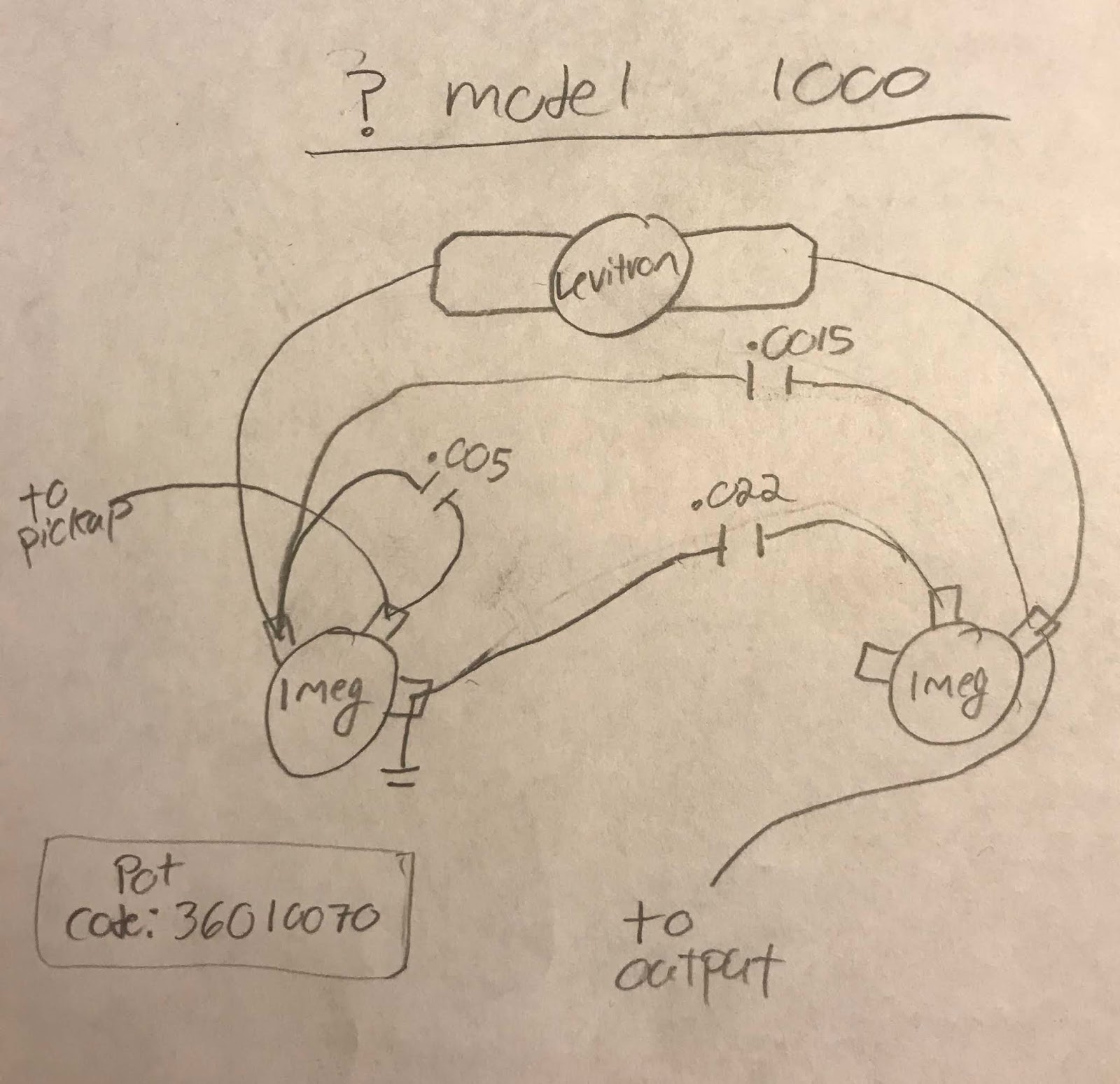 DeArmond Rhythm Chief Wiring Diagrams - S. Nathaniel Adams