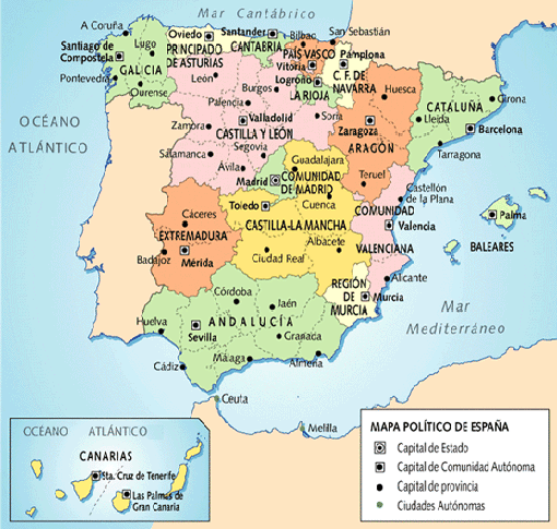 Cuantas Capitales De Provincia Hay En España