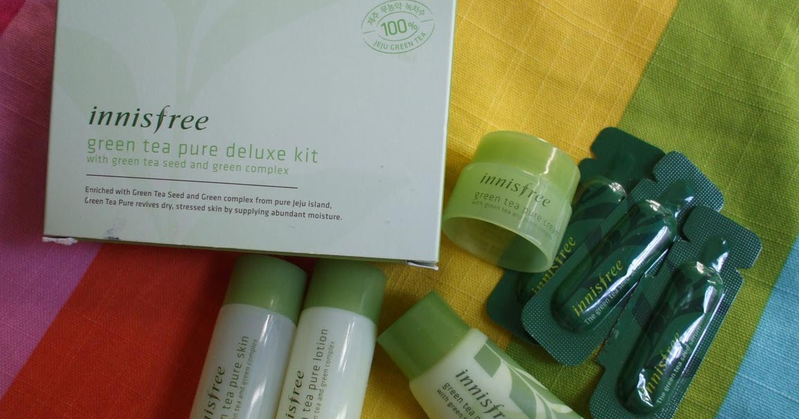 Review Innisfree's Green Tea Pure skincare line Hello Pretty Bird