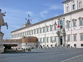 The Palazzo Quirinale in Rome is the official residence of the President of the Republic