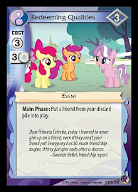 My Little Pony Redeeming Qualities Marks in Time CCG Card