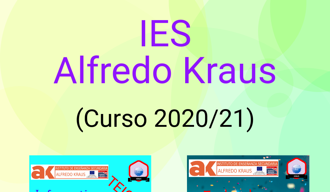 Technologies IES Alfredo Kraus Bienvenids al curso 2020/2021
