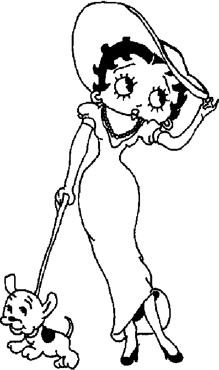 Coloring Pages Of Betty Boop Cartoons Coloring Pages Betty Boop Coloring Pages