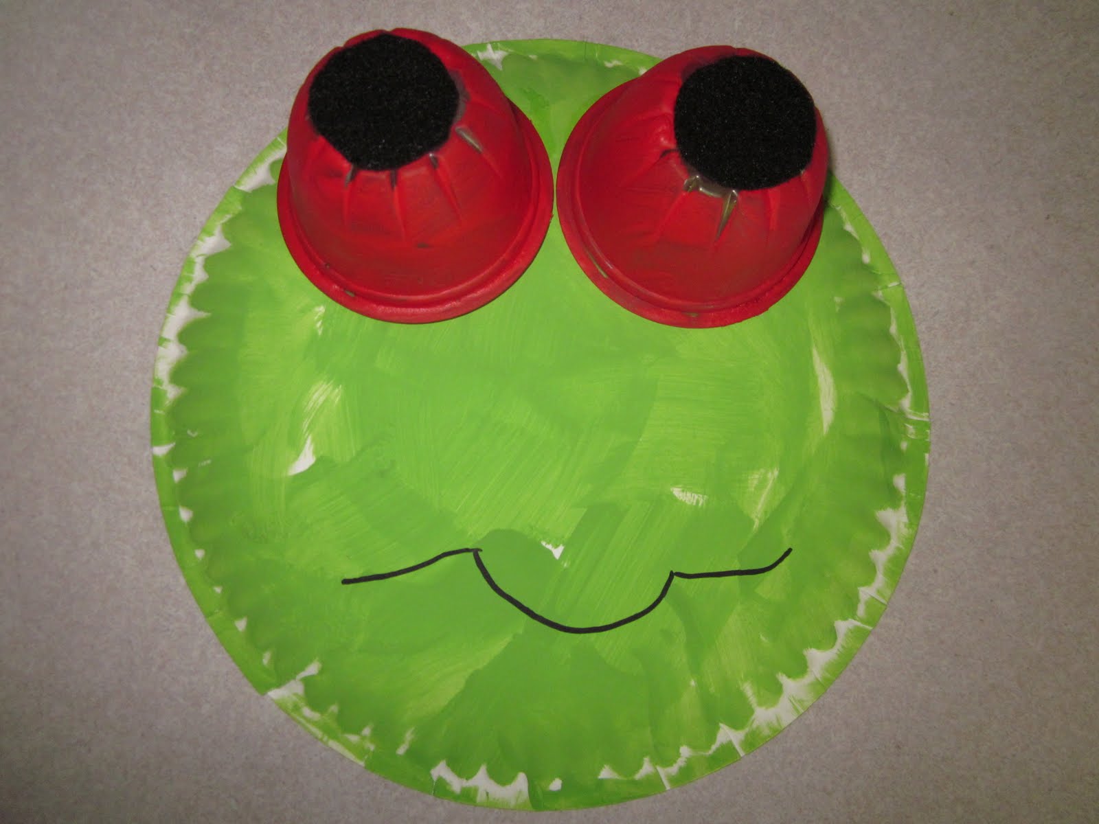 Because I Said So (and Other Mommyisms) Paper Plate Tree Frog Craft