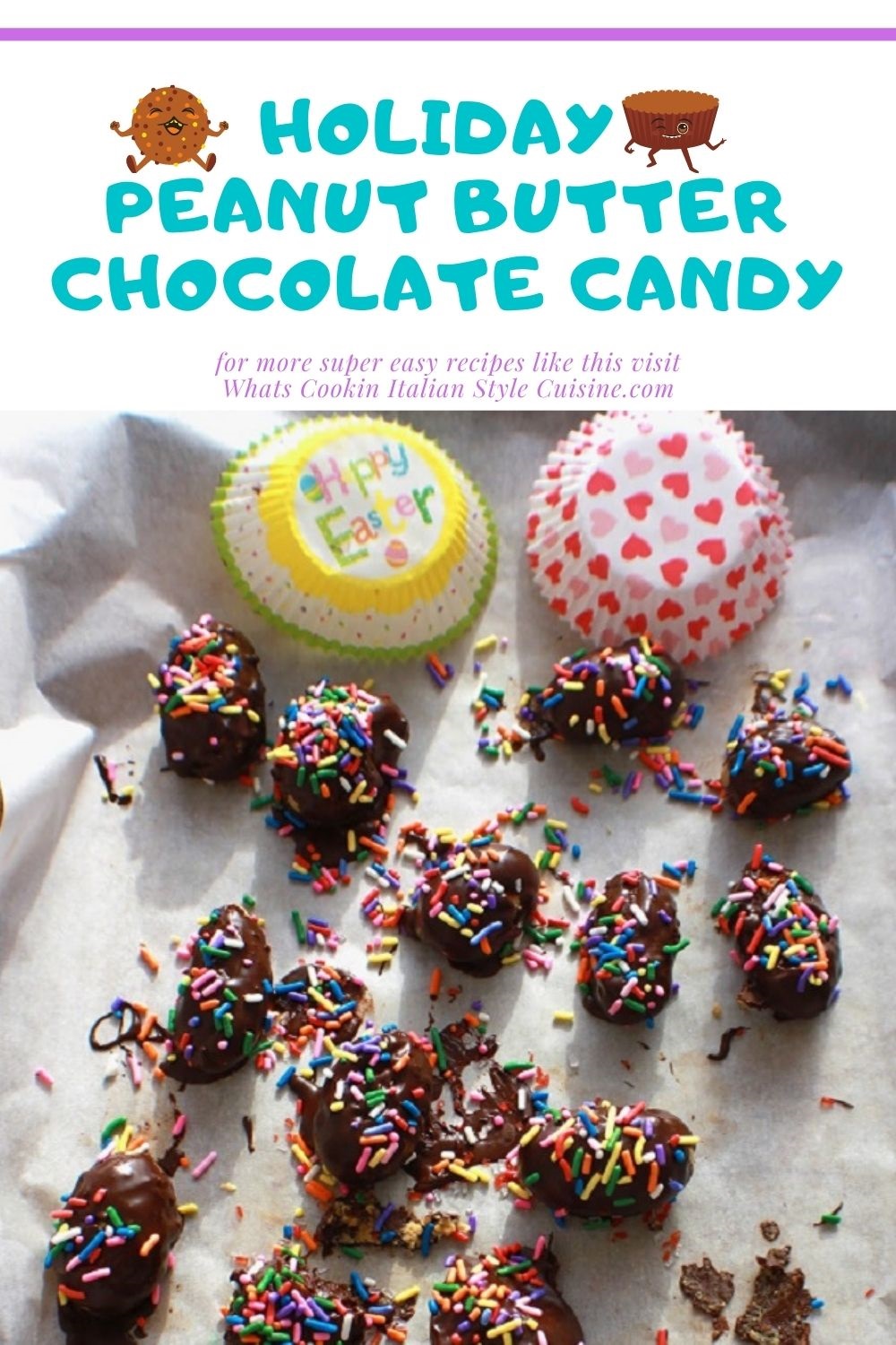 Holiday Peanut Butter Chocolate Candy What's Cookin' Italian Style