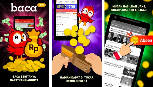 Baca Plus Penghasil Uang, Baca Berita Cairkan Saldo Rupiahmu!