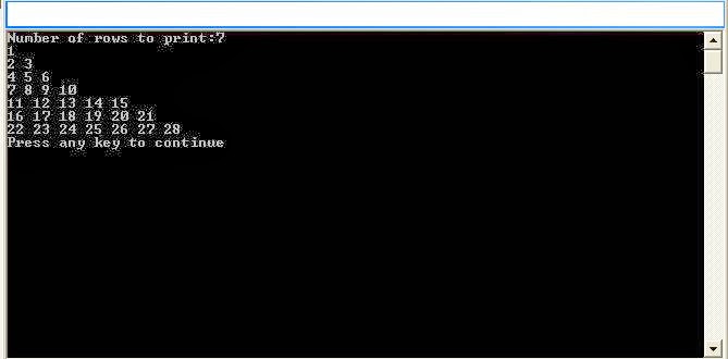 Programming: C Tutorial: Floyd Triangle