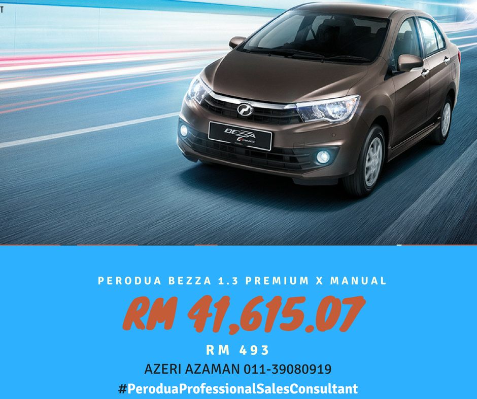 Perodua Bezza Harga dan Bayaran Bulanan