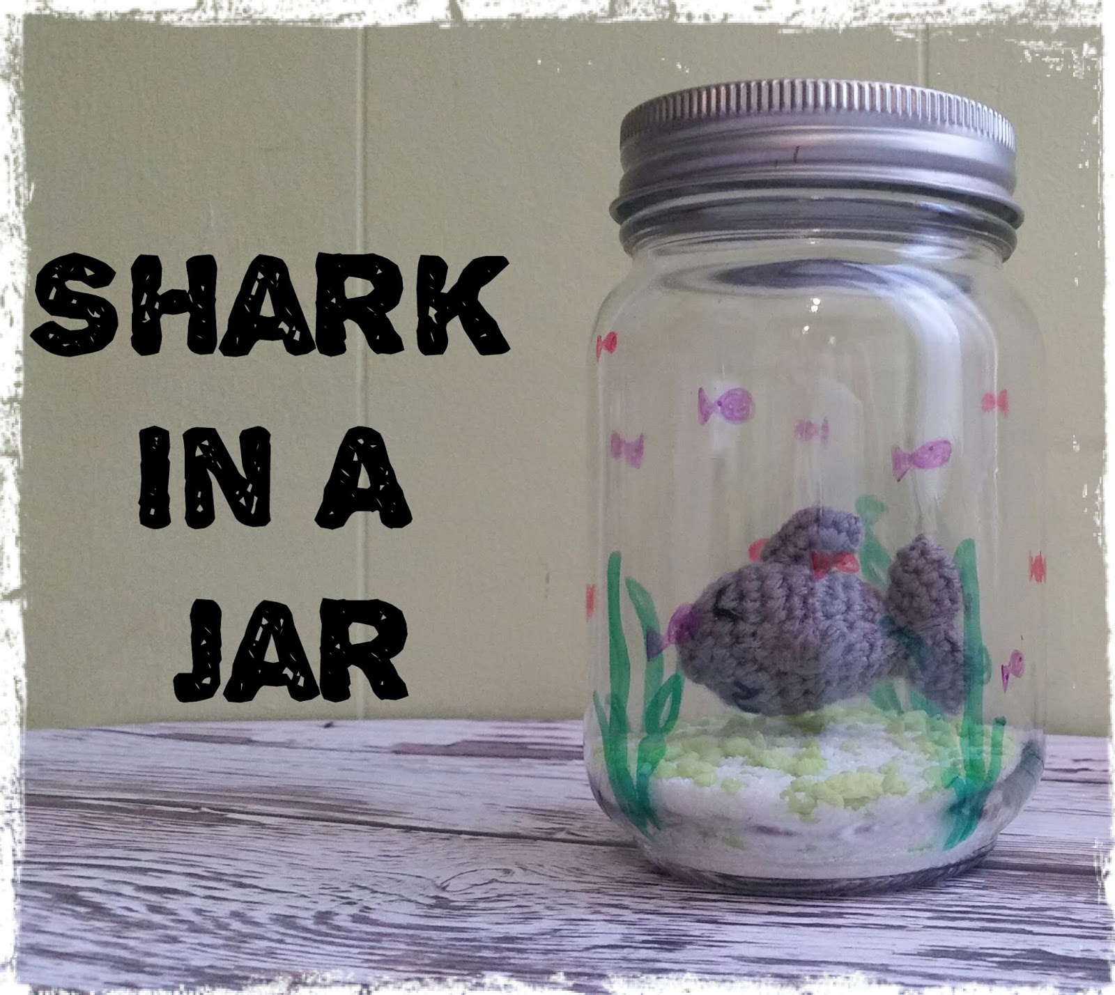 Bsquare Crochet Shark in A Jar FREE PATTERN