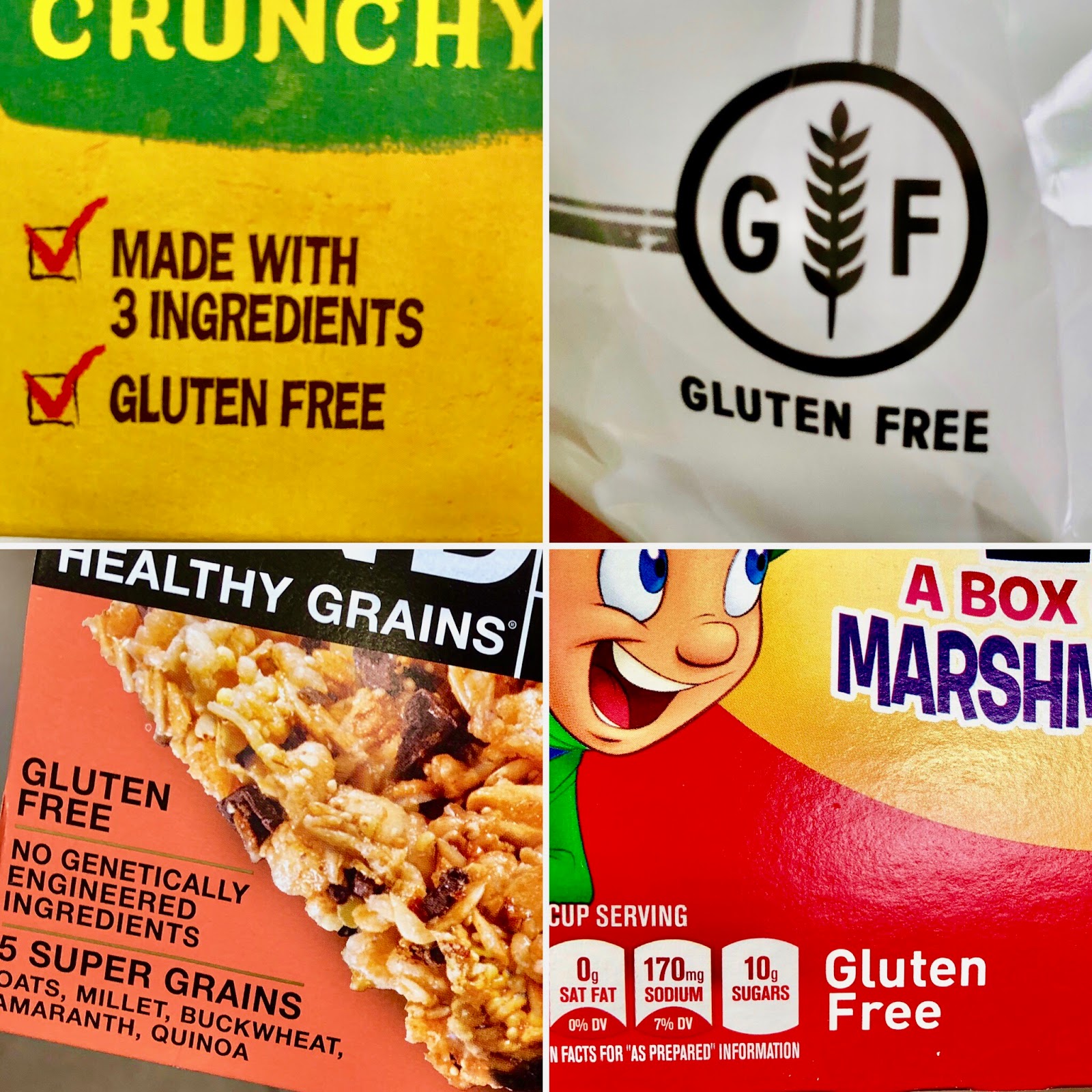 Gluten Free Labels