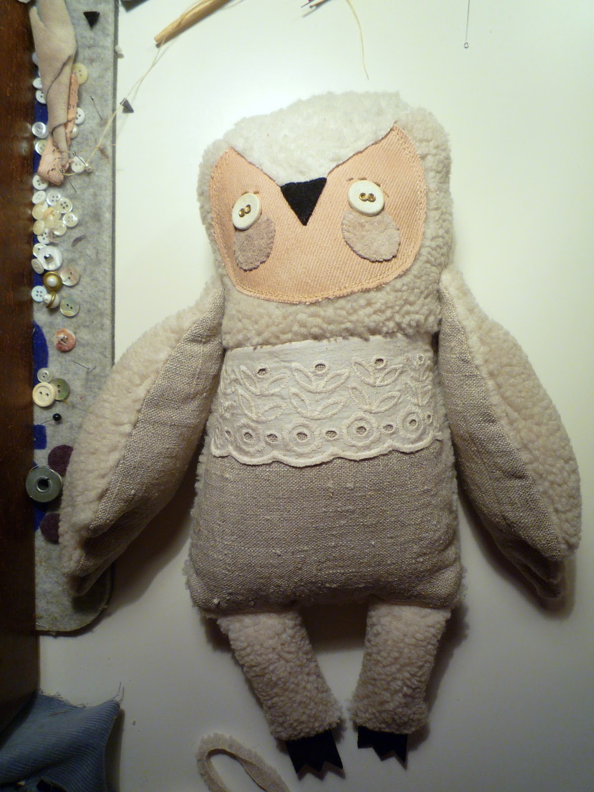 Olga Wassupbrothers soft creatures Fibi owl