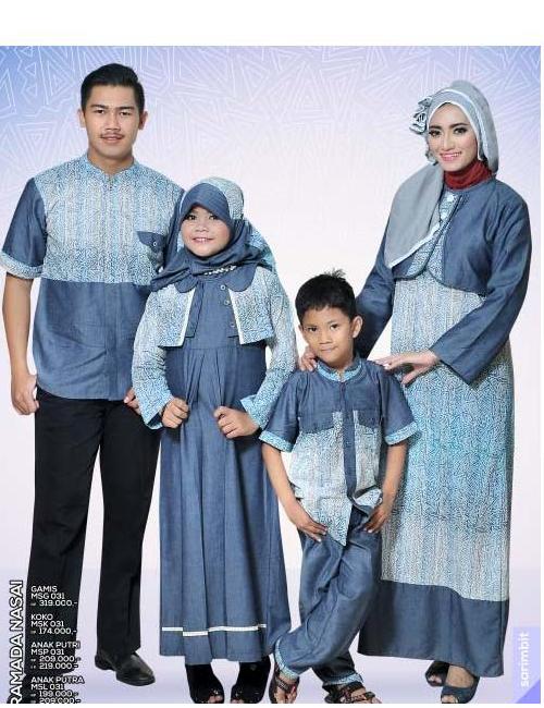 Model Baju Muslim Keluarga Terbaru 