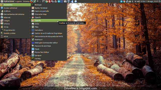 DriveMeca instalando ClamAV y usandolo en Linux paso a paso