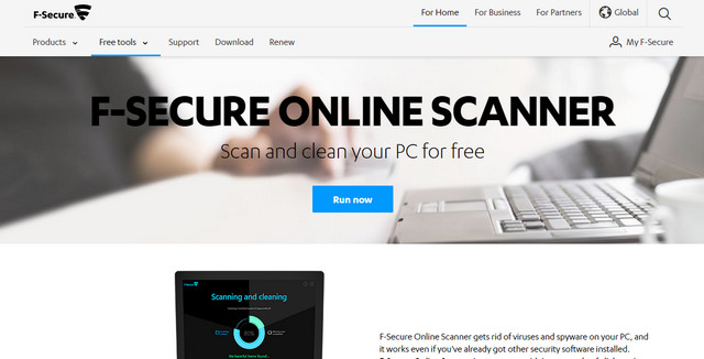 F-Secure Online Scanner