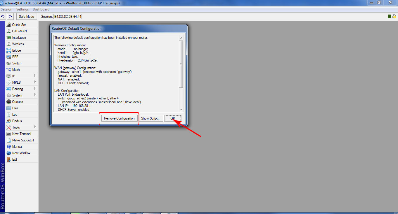 Default mikrotik. Mikrotik default config. Микротик sxt lite2. Mikrotik default. Настройка микротик с нуля для чайников.
