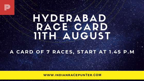 Hyderabad Race Card,  free indian horse racing tips, trackeagle,racingpulse