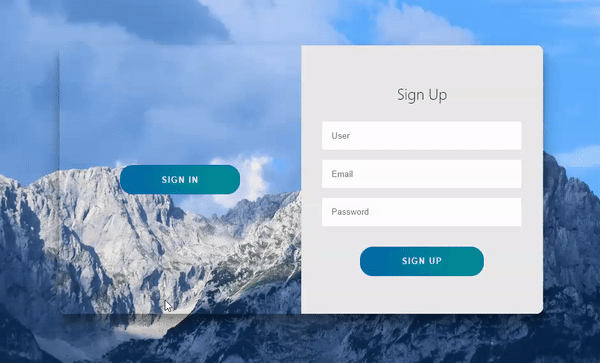 Animated Login and SignUp Form using HTML and CSS