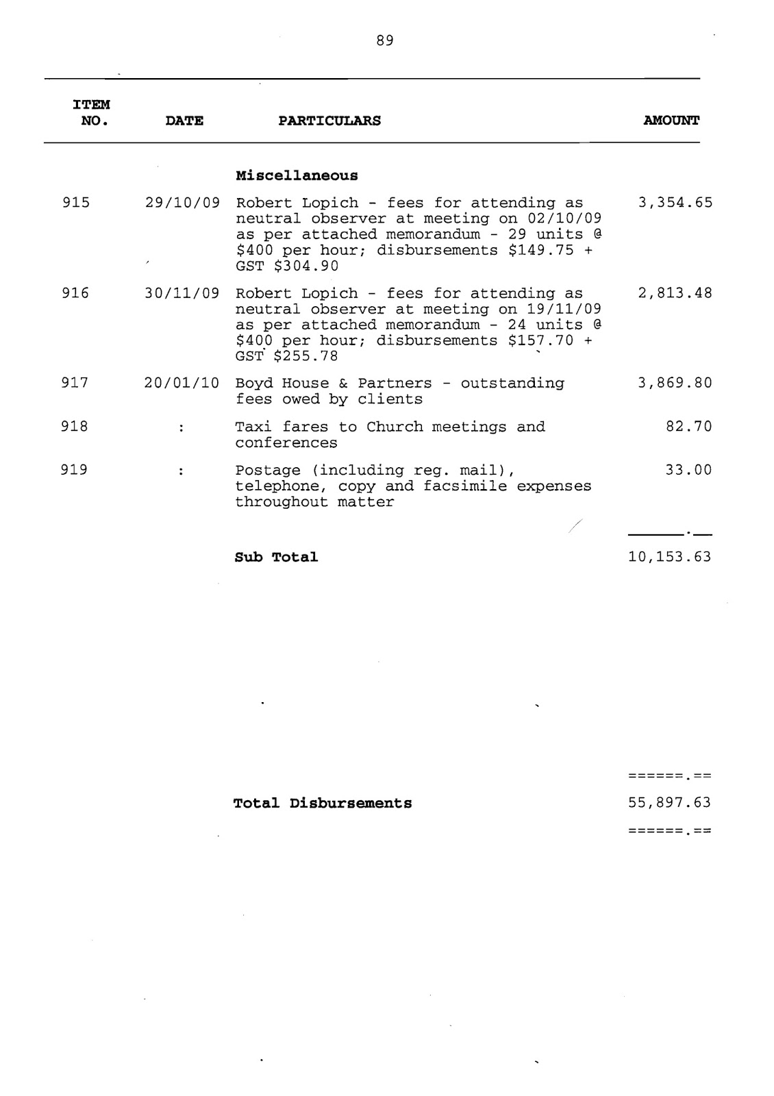 Filed Application for Assessment of Solicitor/Client Costs Filed Application for Assessment of Solicitor/Client Costs