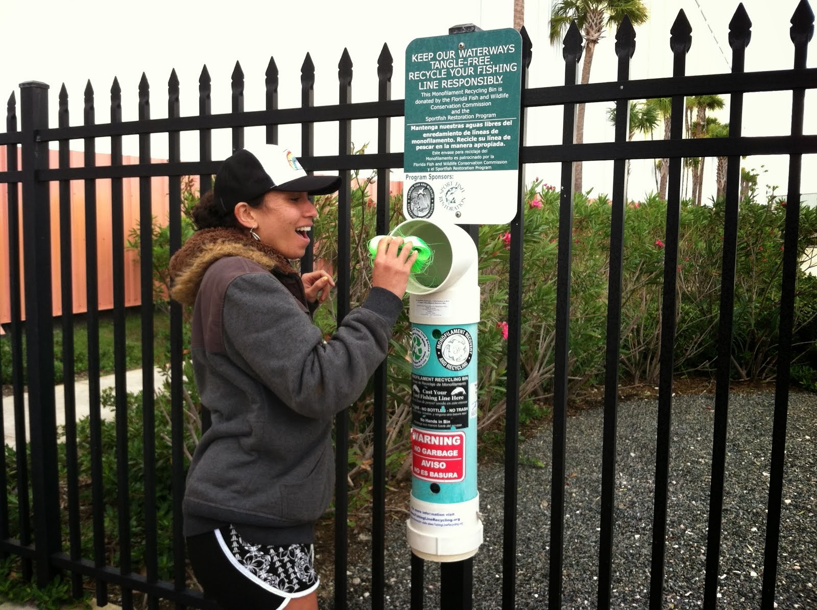 Florida's Monofilament Recycling Tubes