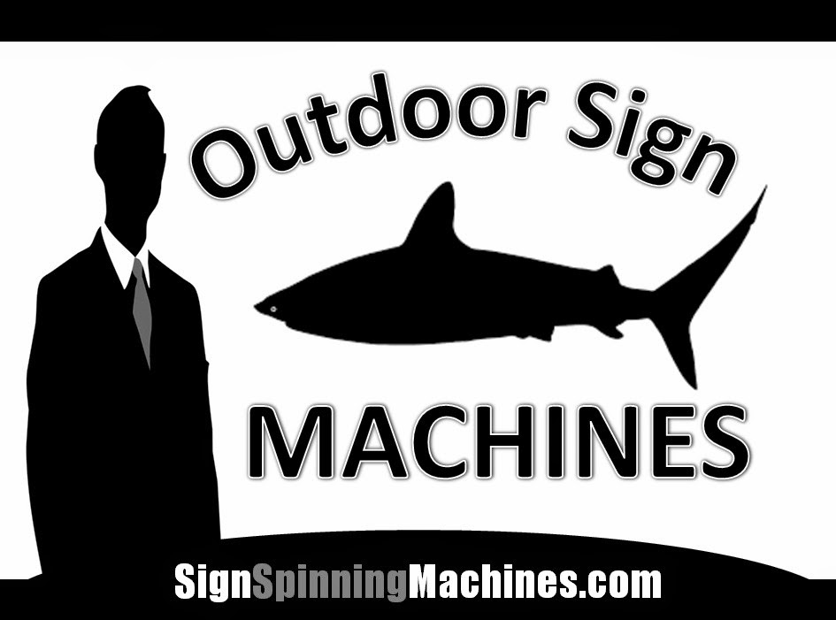 Sign Waving Sign Spinning Machine Robot Spinners Advertising Signs NDITC Dealers Wanted
