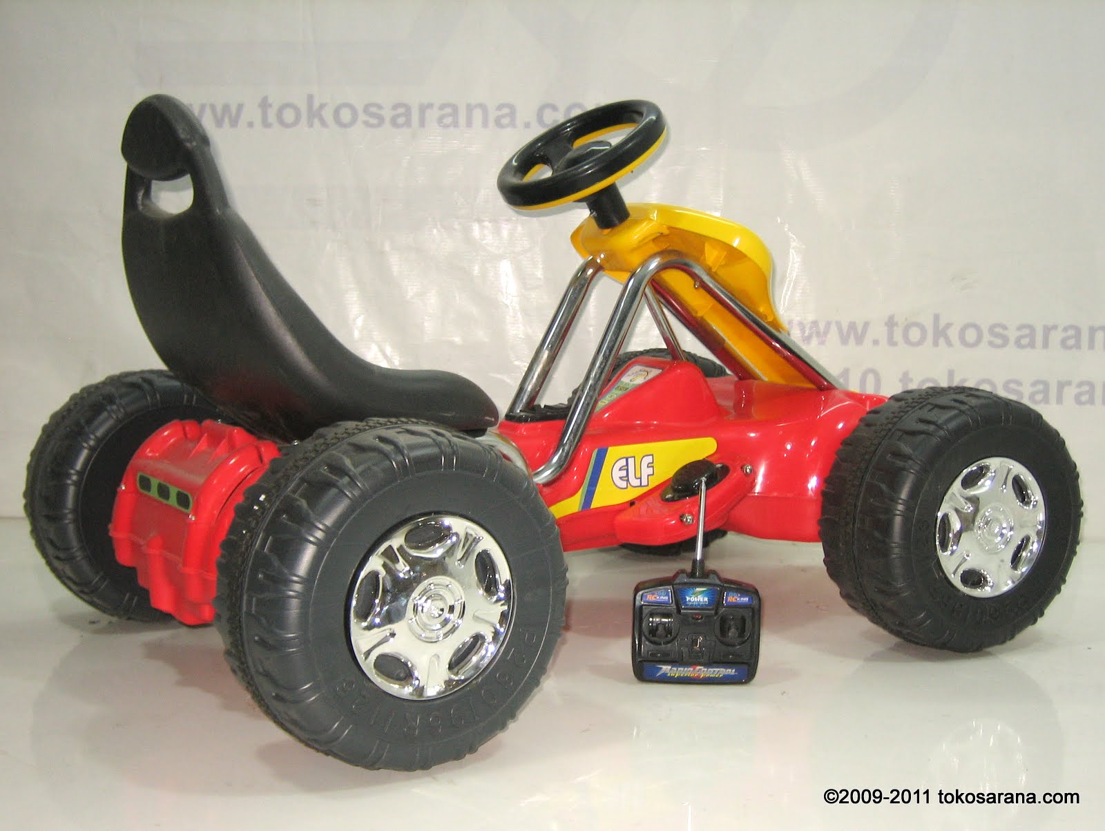 Mobil Mainan Aki Junior TR6628RC Gokart dengan Kendali 