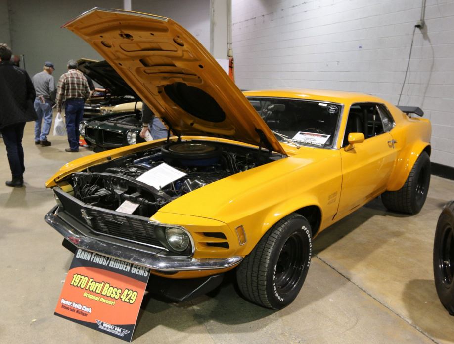 Ford Mustang Boss 429 Yellow
