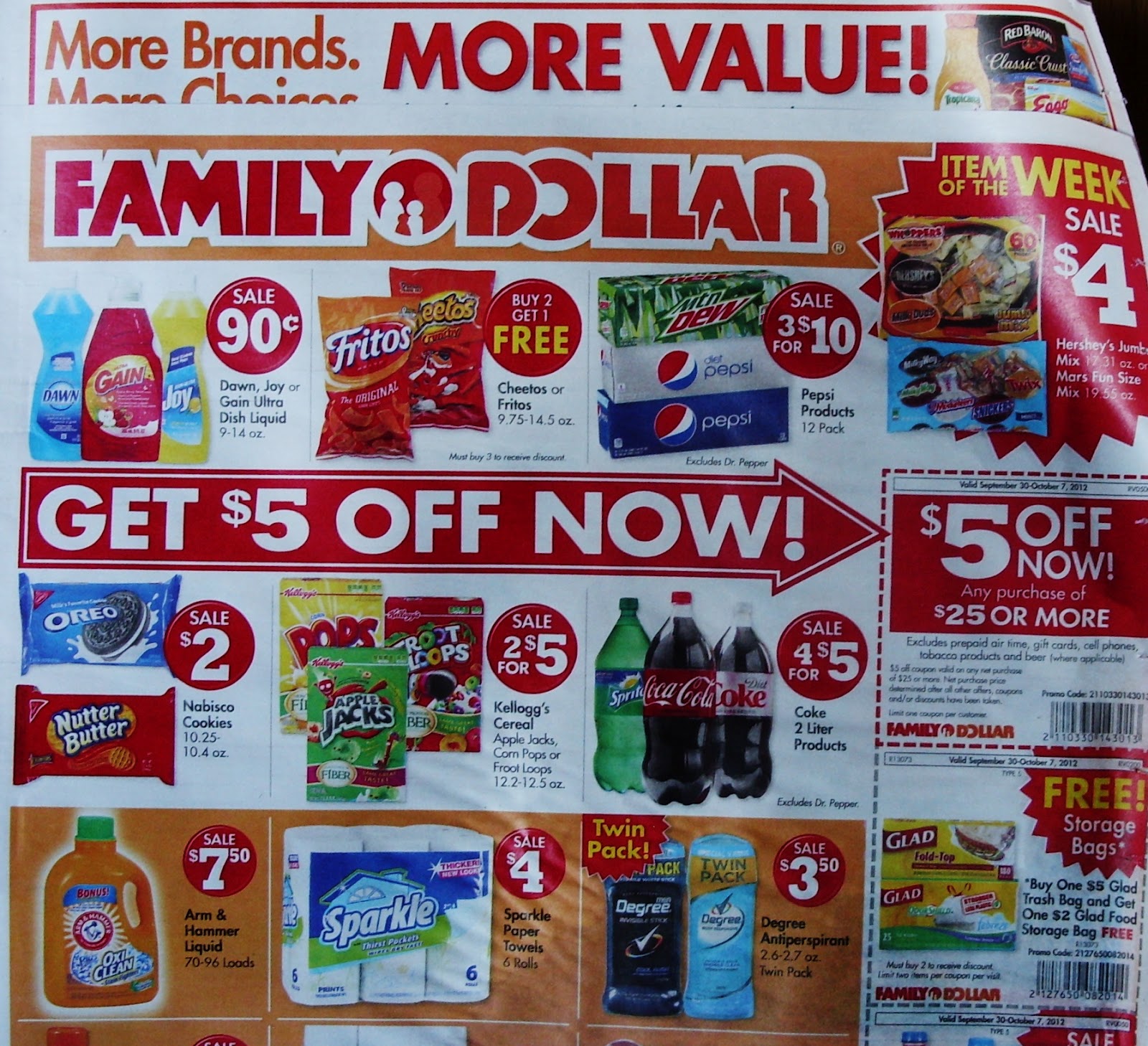 $5/$25 Family Dollar Coupon – Check Your Newspaper!